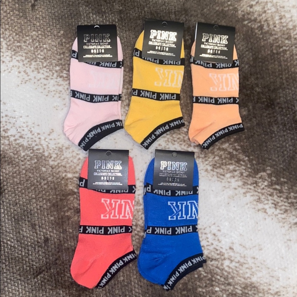 NWT Victoria’s Secret PINK Crew Socks Bundle